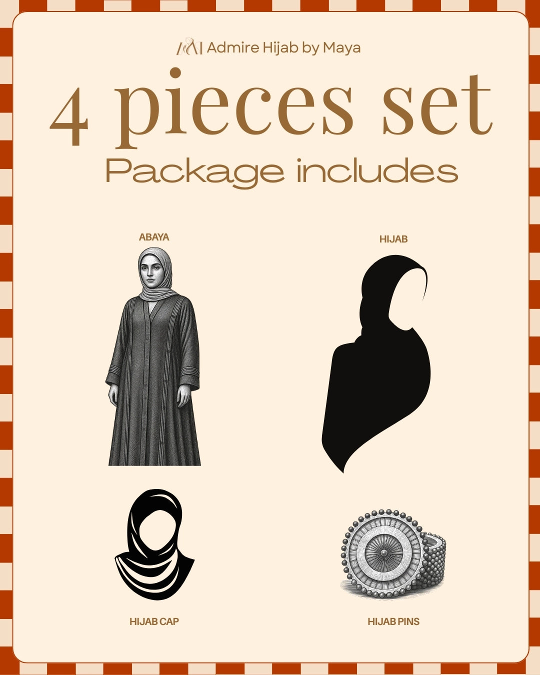 RIDA - Premium Nida Abaya