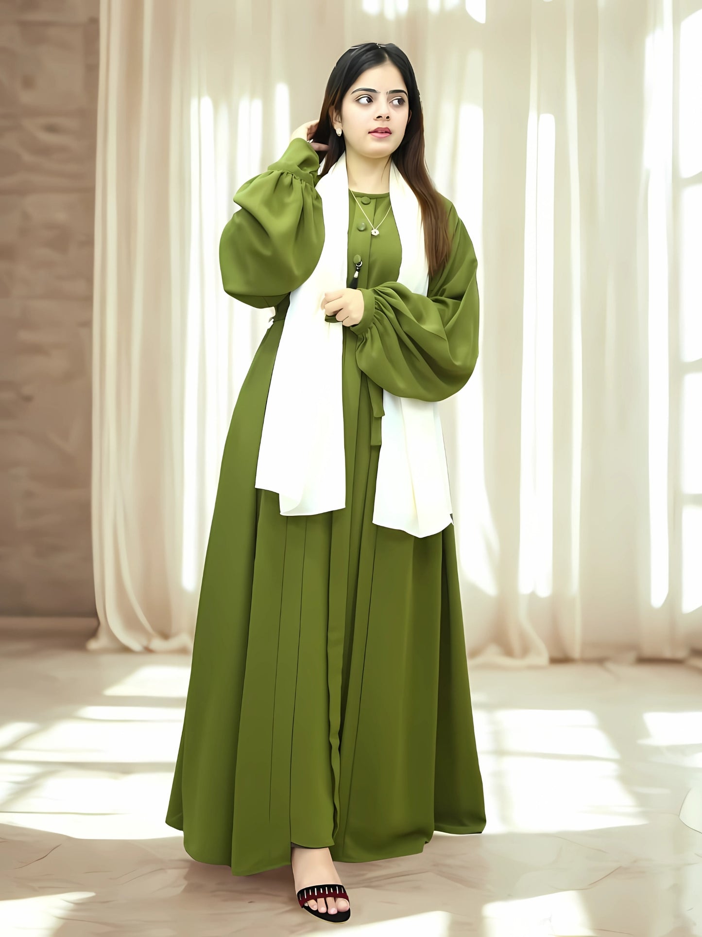Elegant WARDA Abaya – versatile abaya for casual and formal occasions