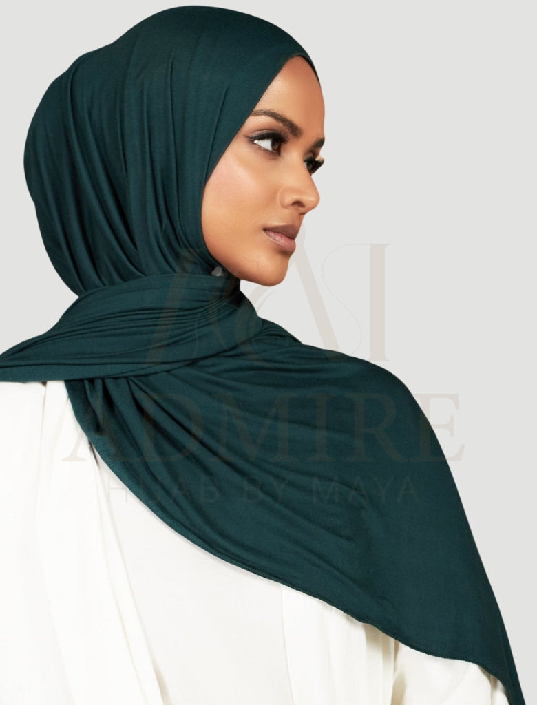 Bottle Green - Georgette