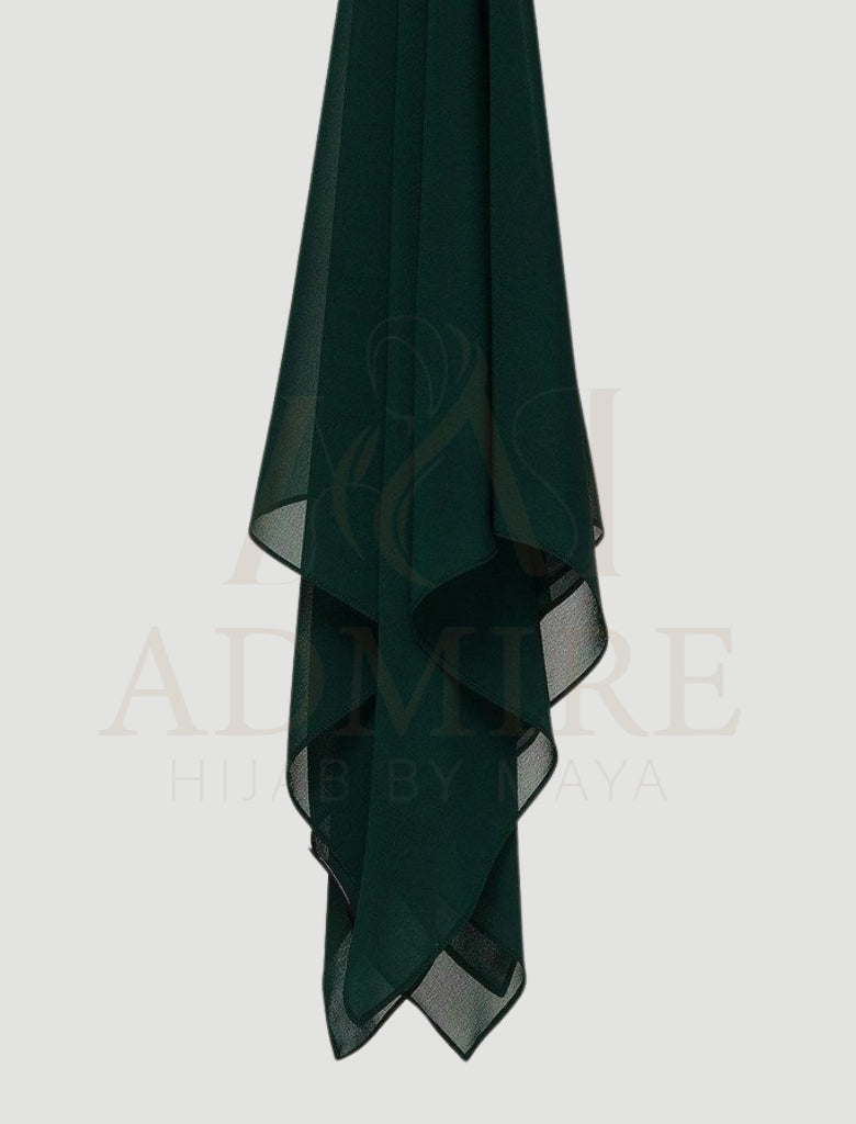 Bottle Green - Georgette
