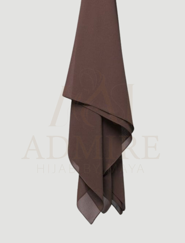 Chocolate Brown - Georgette