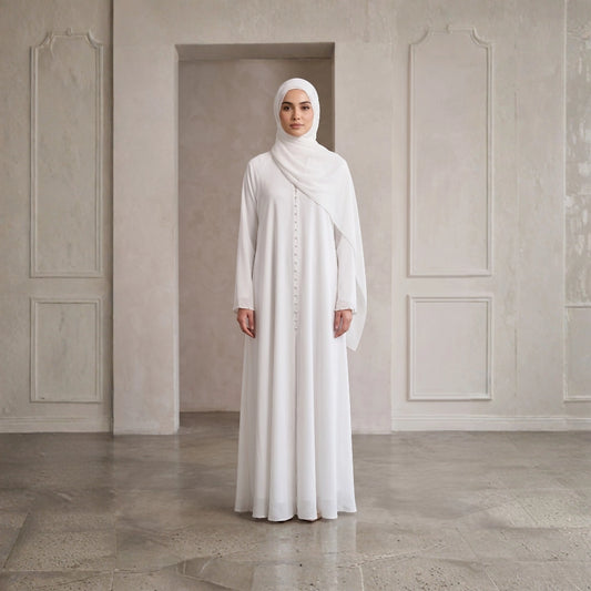SADAF - Double Layered Pearl Abaya