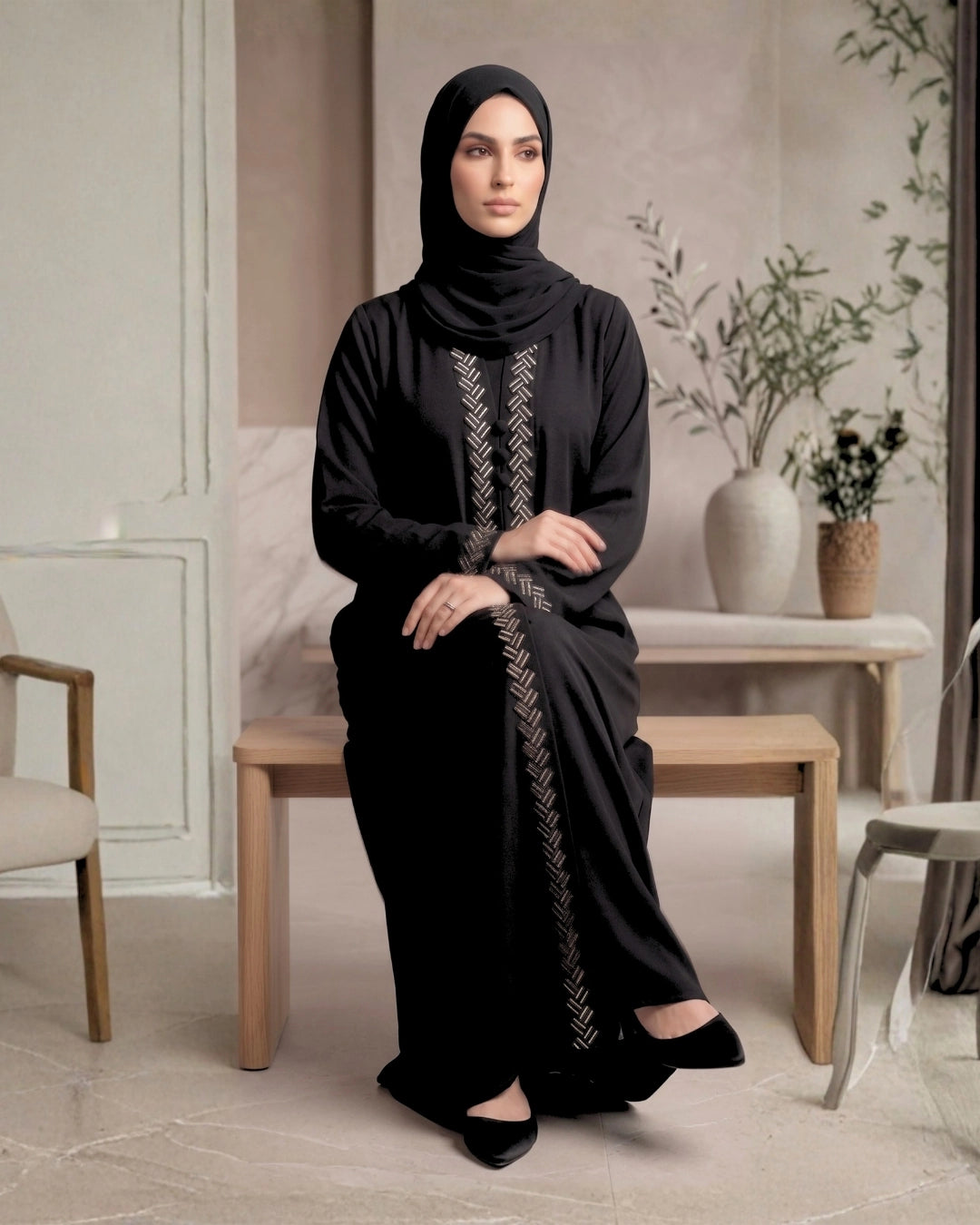 ABEER- Premium Nida Abaya