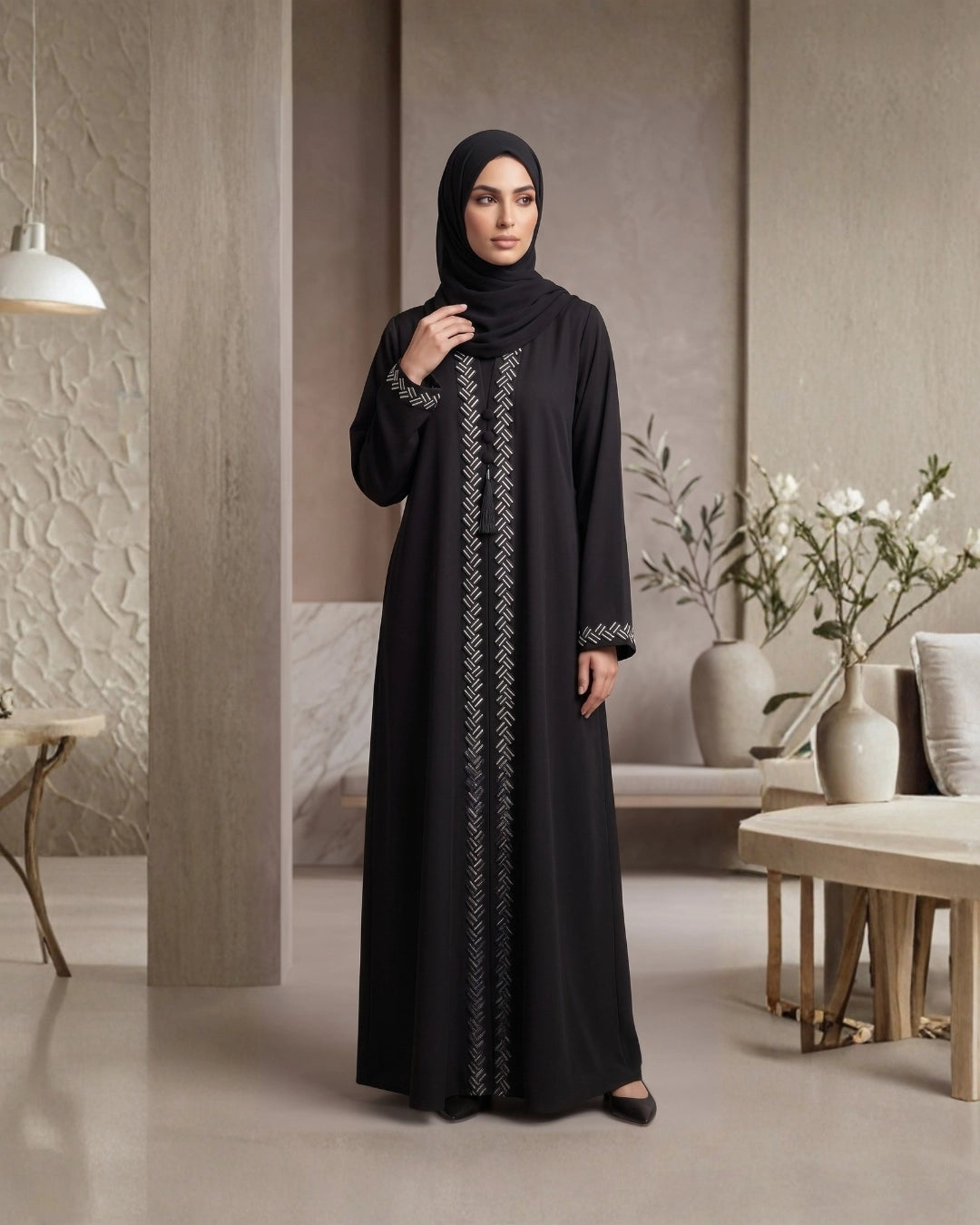 ABEER- Premium Nida Abaya