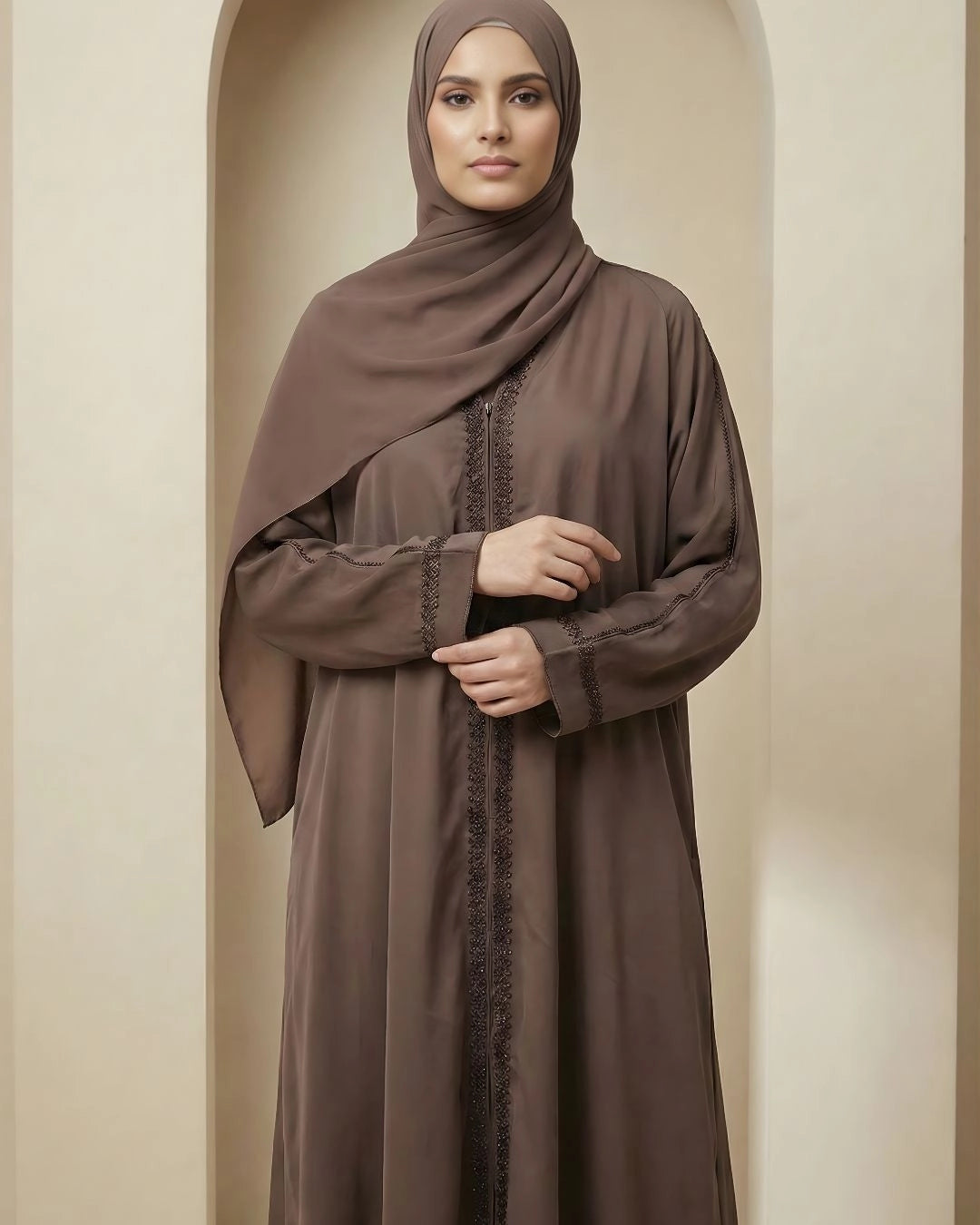MINAHIL - Premium Nida Abaya