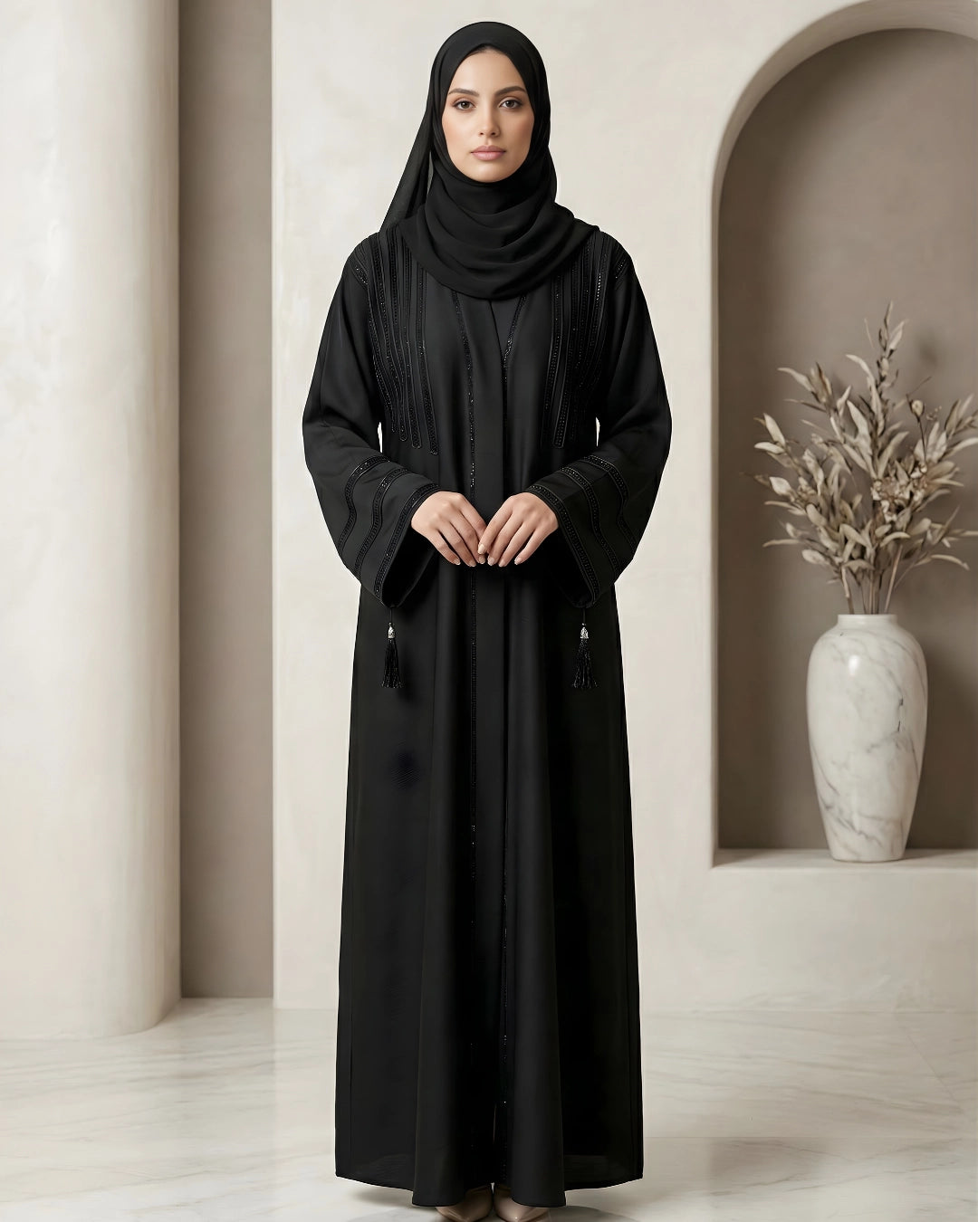 FATIMA- Premium Nida Abaya