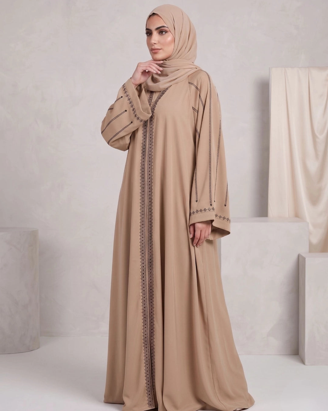 Minahil - Premium Nida Abaya
