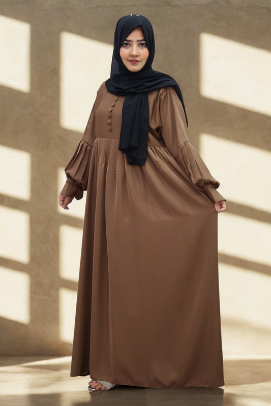 Premium Nida Fabric Abaya Soft, breathable, and durable for lasting comfort