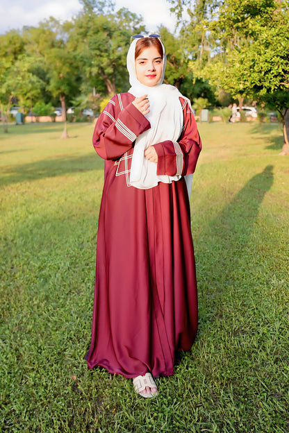 Noor Abaya – Luxury Crinkle Fabric