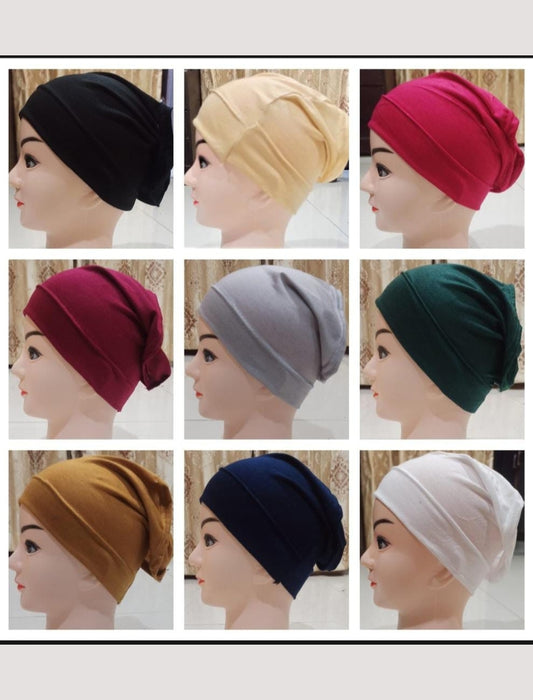 Hijab Caps Tube Band- Pack of 06