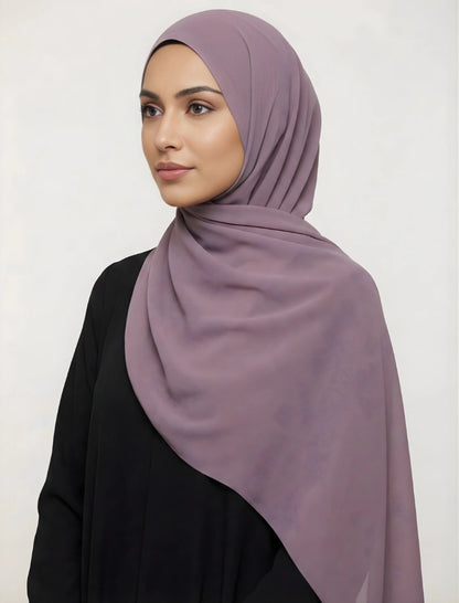 Soft Purple - Georgette