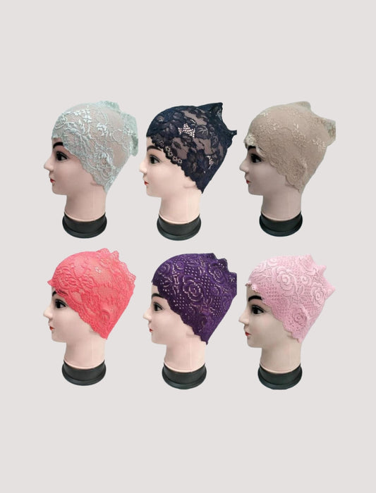 Hijab Caps Net Style- Pack of 06