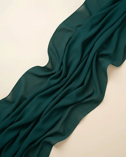 Bottle Green - Chiffon