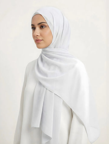 Pure White - Georgette