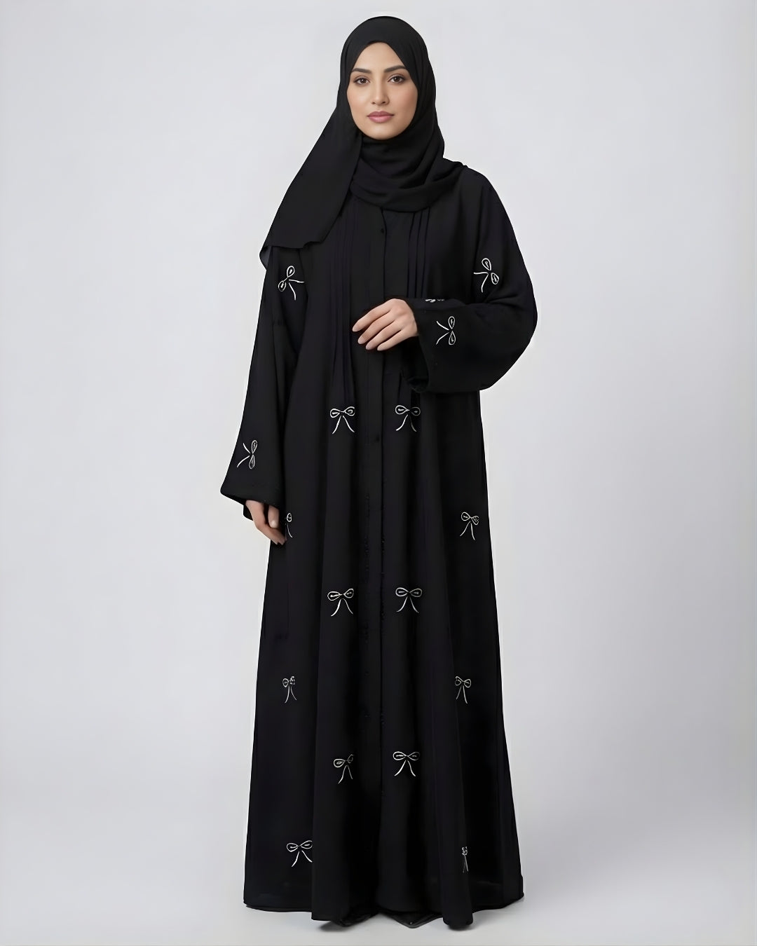 ZUNAIRA - Bow Zoom Abaya