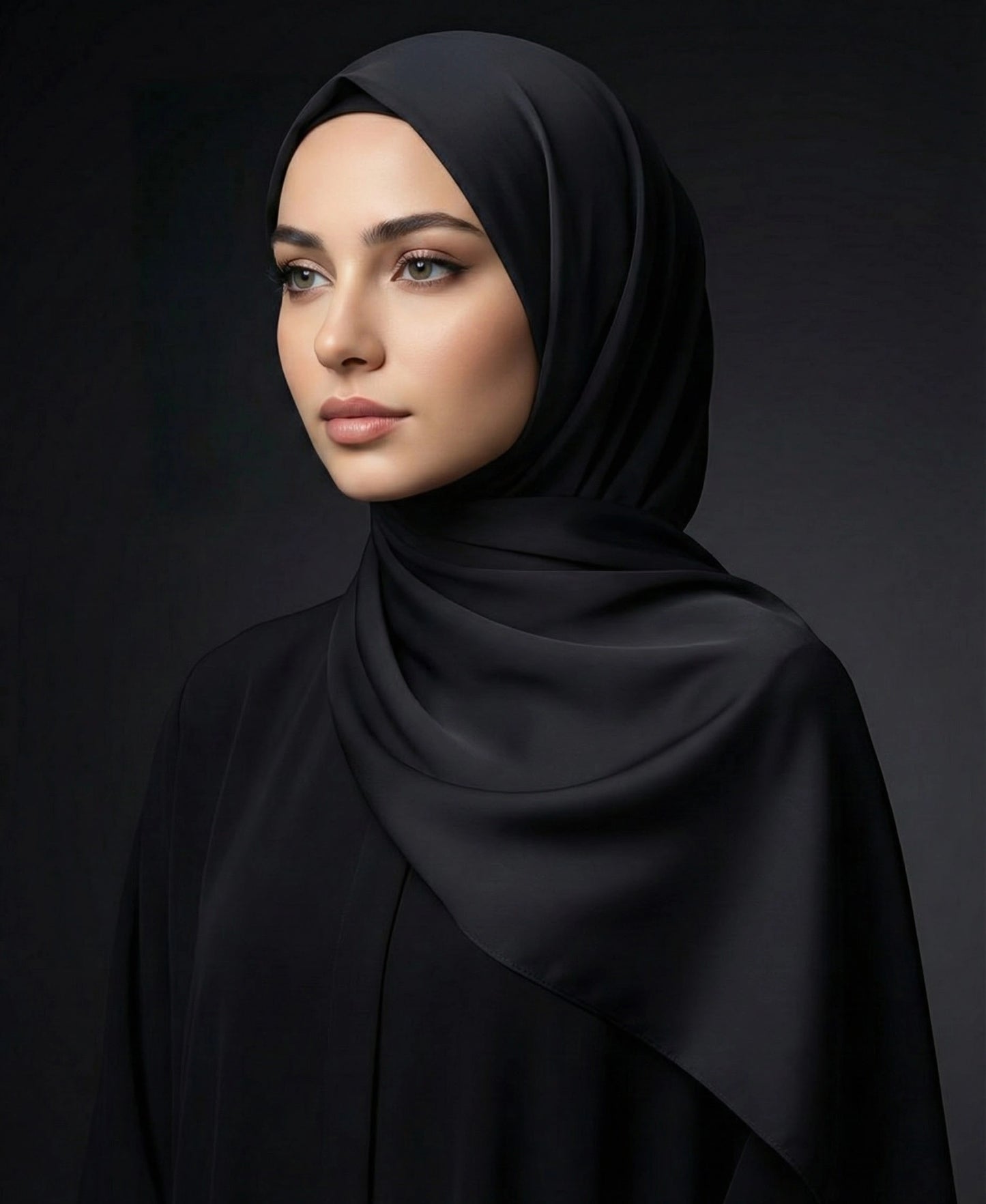 Pure Black - Matte Silk