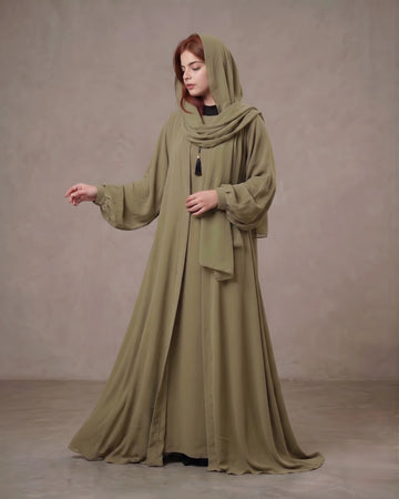 WARDA - Double Layer Zoom Abaya