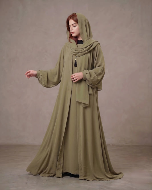 WARDA - Double Layer Zoom Abaya