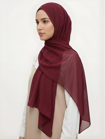 Maroon - Georgette
