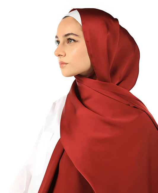 girl worn hijab with hijab cap