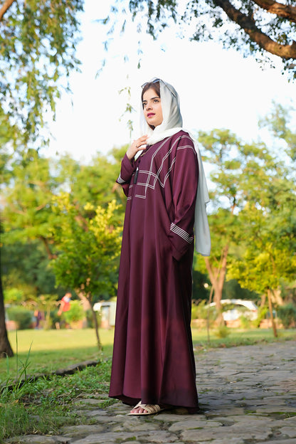 Noor Abaya – Luxury Crinkle Fabric