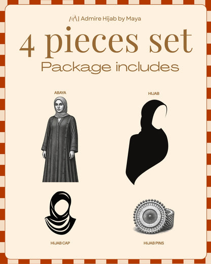 RIDA - Premium Nida Abaya
