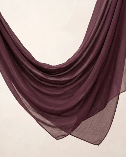 Maroon - Chiffon