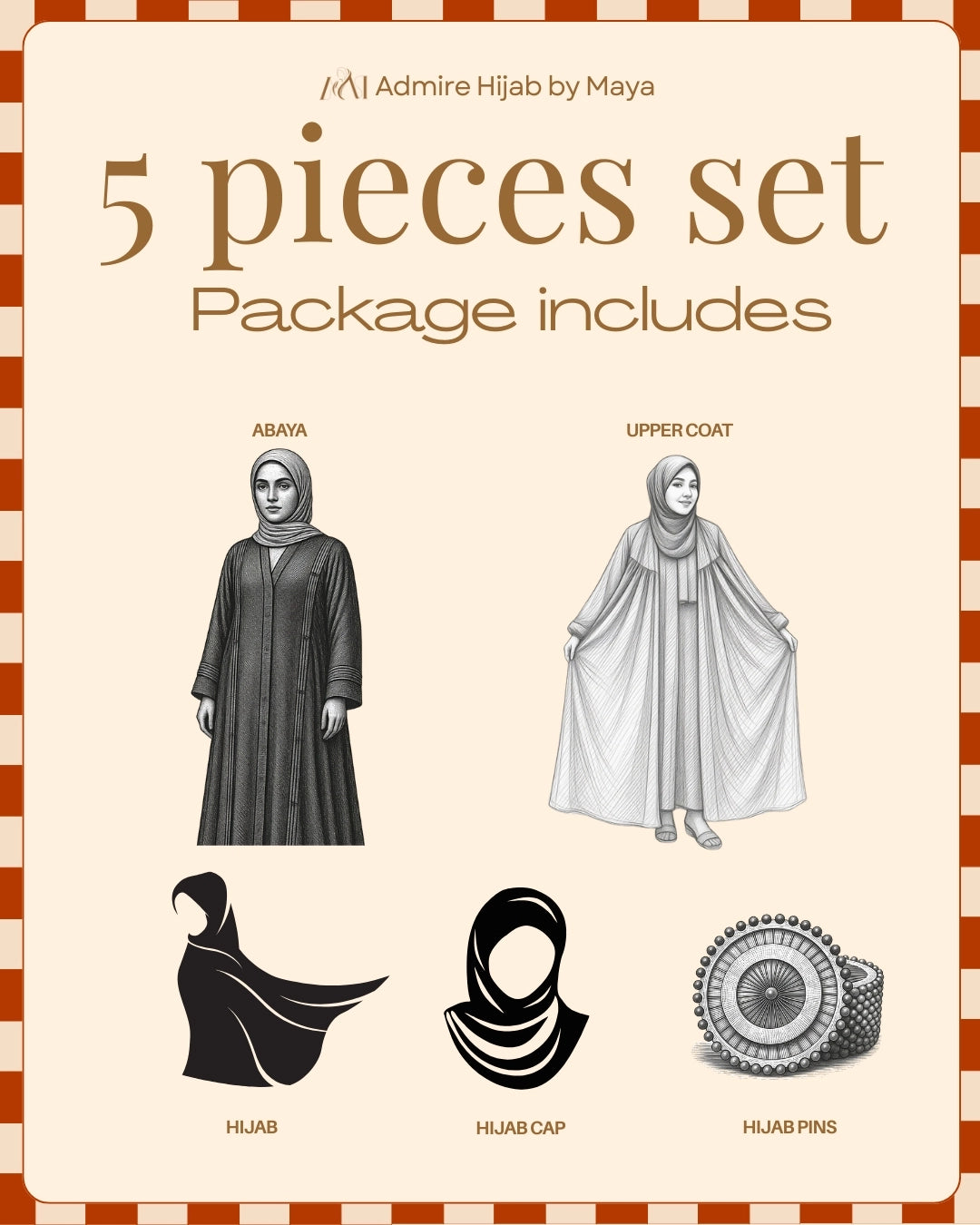 AMNA Soft Blue - Double Layer Zoom Abaya