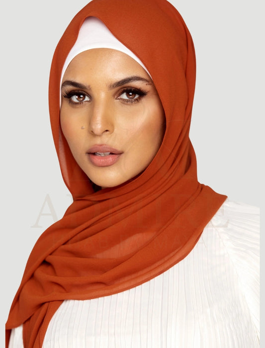Burnt Orange - Georgette