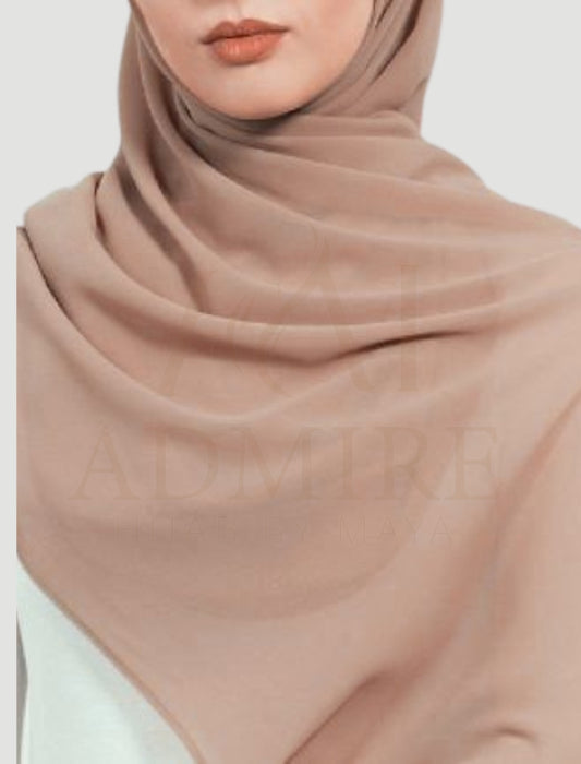 Creamy Peach - Georgette