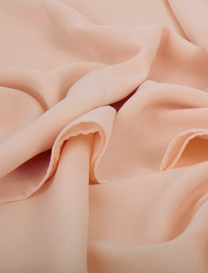 Georgette Chiffon Hijab – lightweight chiffon scarf for daily and formal wear