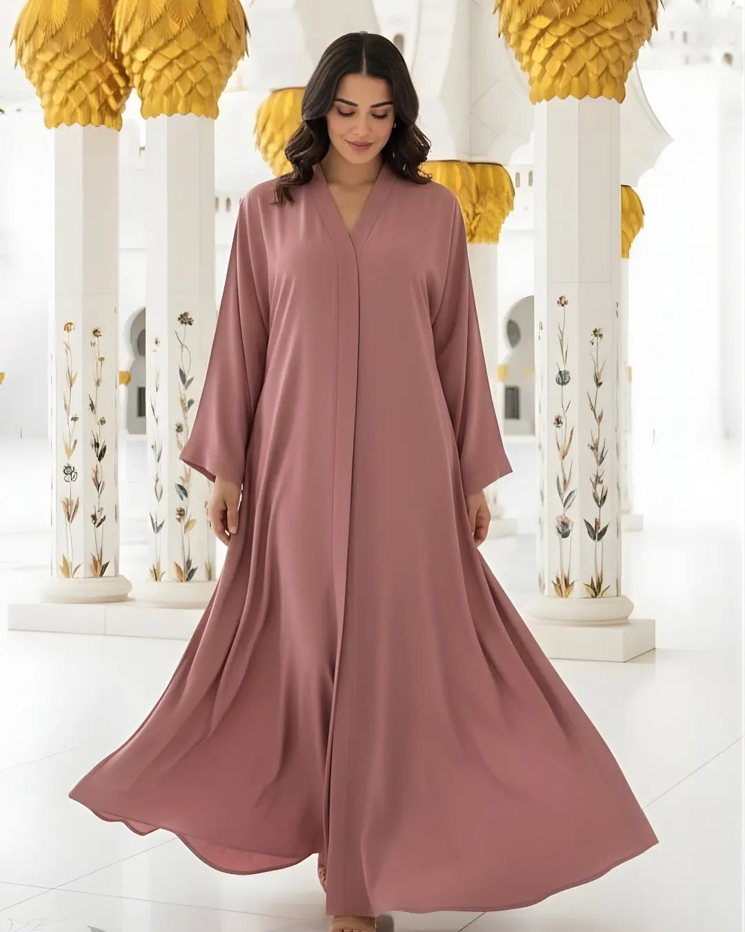 HANIA Abaya – Premium Nida Fabric