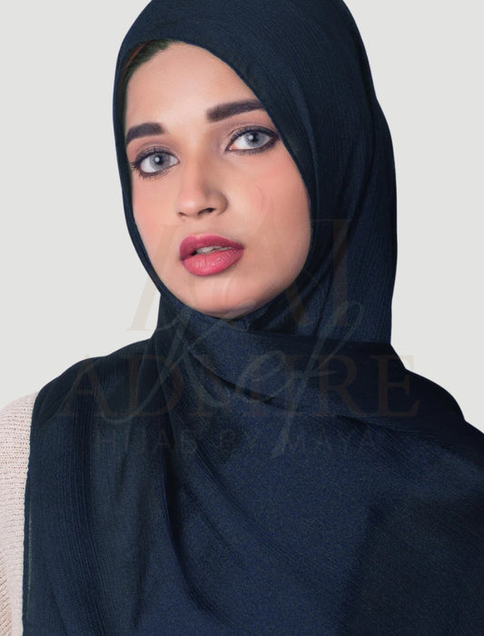 Navy Blue - Georgette