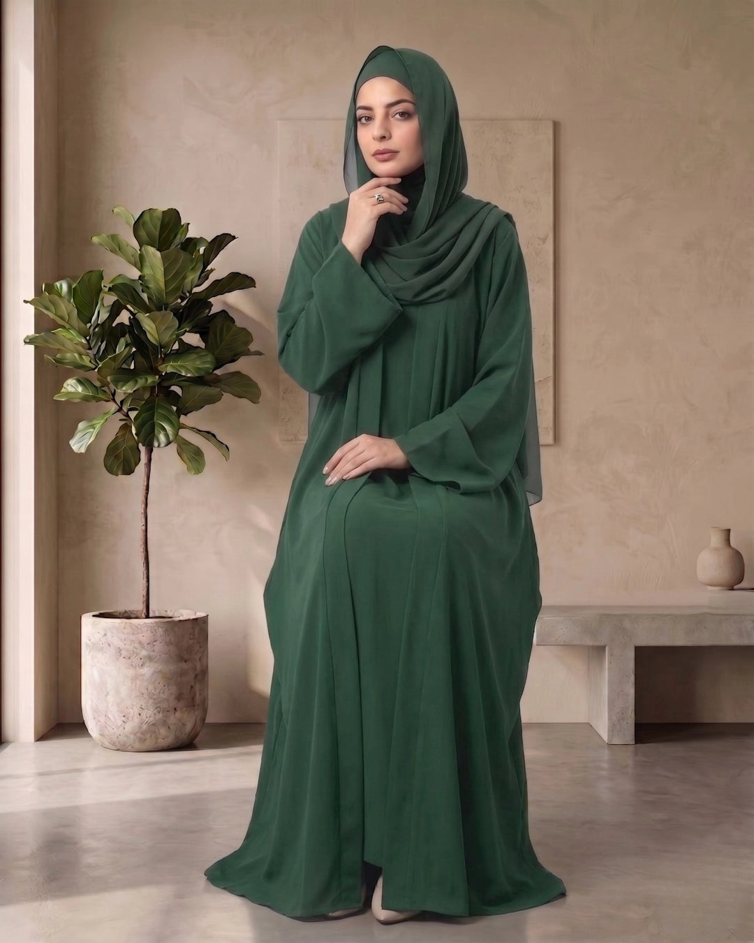 ESHAL - Premium Zoom Abaya