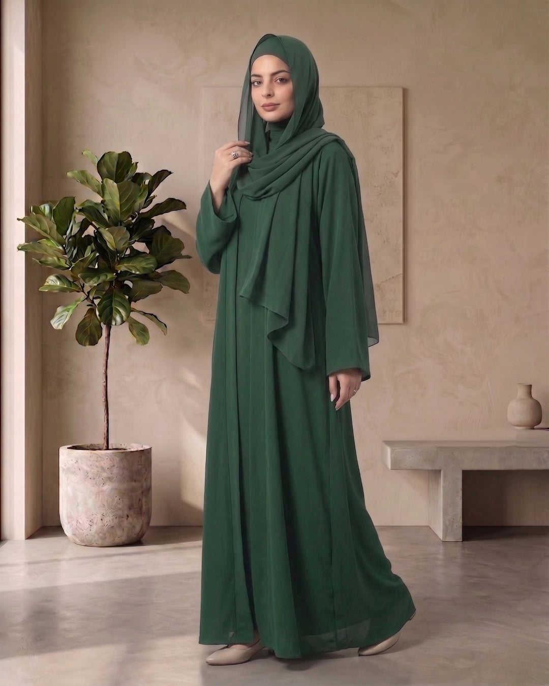 ESHAL - Premium Zoom Abaya