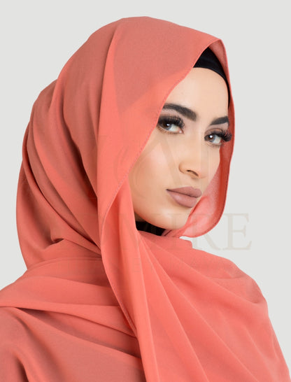 Elegant Georgette Chiffon Hijab – breathable and stylish modest fashion