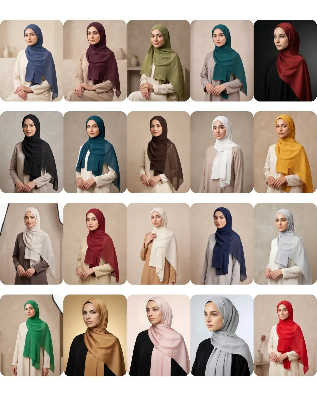 Hijab Bundle – Pack of 09 Hijab