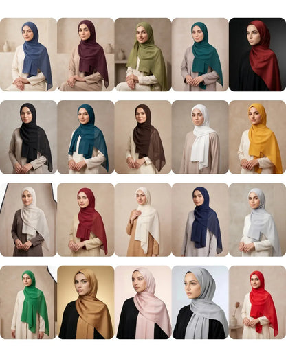 Hijab Bundle – Pack of 09 Hijab