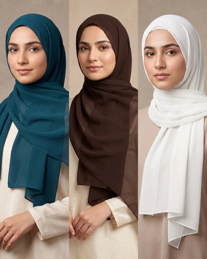 Hijab Bundle – Pack of 09 Hijab