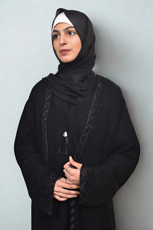 AIYLA Abaya – Chiffon Coat Style